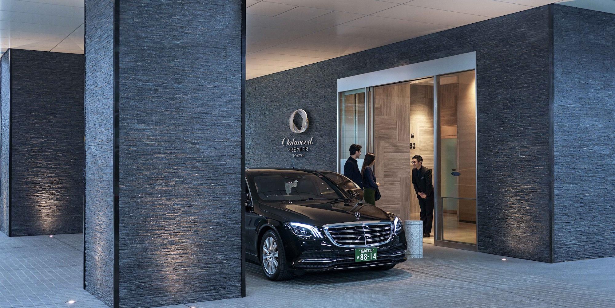 Отель Oakwood Premier Токио Экстерьер фото Entrance